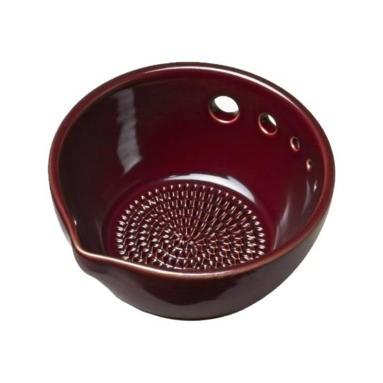 

Garlic Grinder Herb Stripper Multi-Hole Easy Garlic Crusher Stem Remover Compact Kitchen Tool for Home Cooking рожевий червоний колір