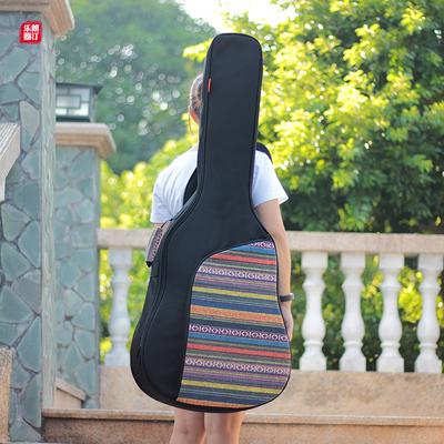 40/41 Polegadas Engrossar Guitarra Acústica Folk Bolsa Mochila de Lona para Guitarra Bolsa de Transporte