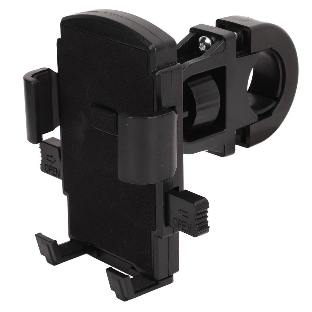 Motorcycle Phone Mount Quick Install Silicone Pad Handlebar Clamp for 4.7‑6.7in Cell Phone