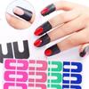 100Pcs U-Shape Nail Polish Stickers Reusable Anti-Overflow Tape  Nail Art Tools