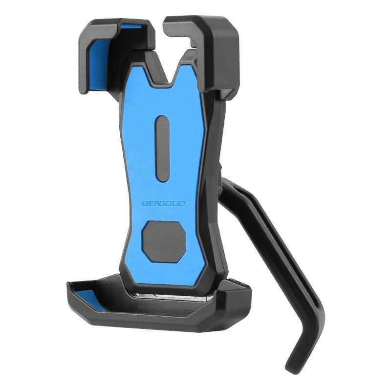 BENGGUO BG-1115 Anti-Shake Cellphone Holder 360 Degree Rotating Phone Mount for Bicycle/Motorcycle/E-Bike