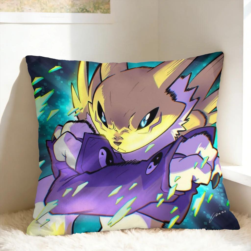 Anime Renamon Pillow Cover Soft Cushion Cover Morden Pillow Case For Living Room Chair