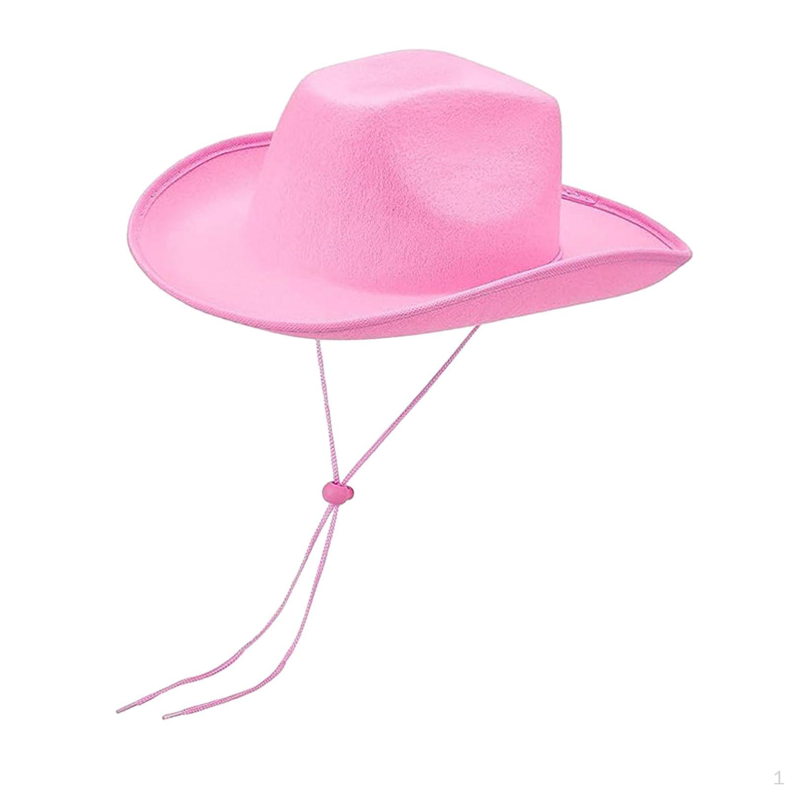 

Ковбойская шляпа, ковбойская шляпа для взрослых, джентльмен, джазовая солнцезащитная шляпа для походов на открытом воздухе, тематическая розовый