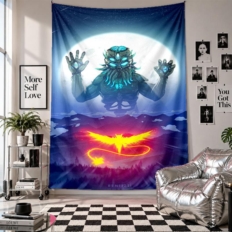 Wall TapestryTerraria Art Hanging Cloth Decorative Background Cover for Room Decoration