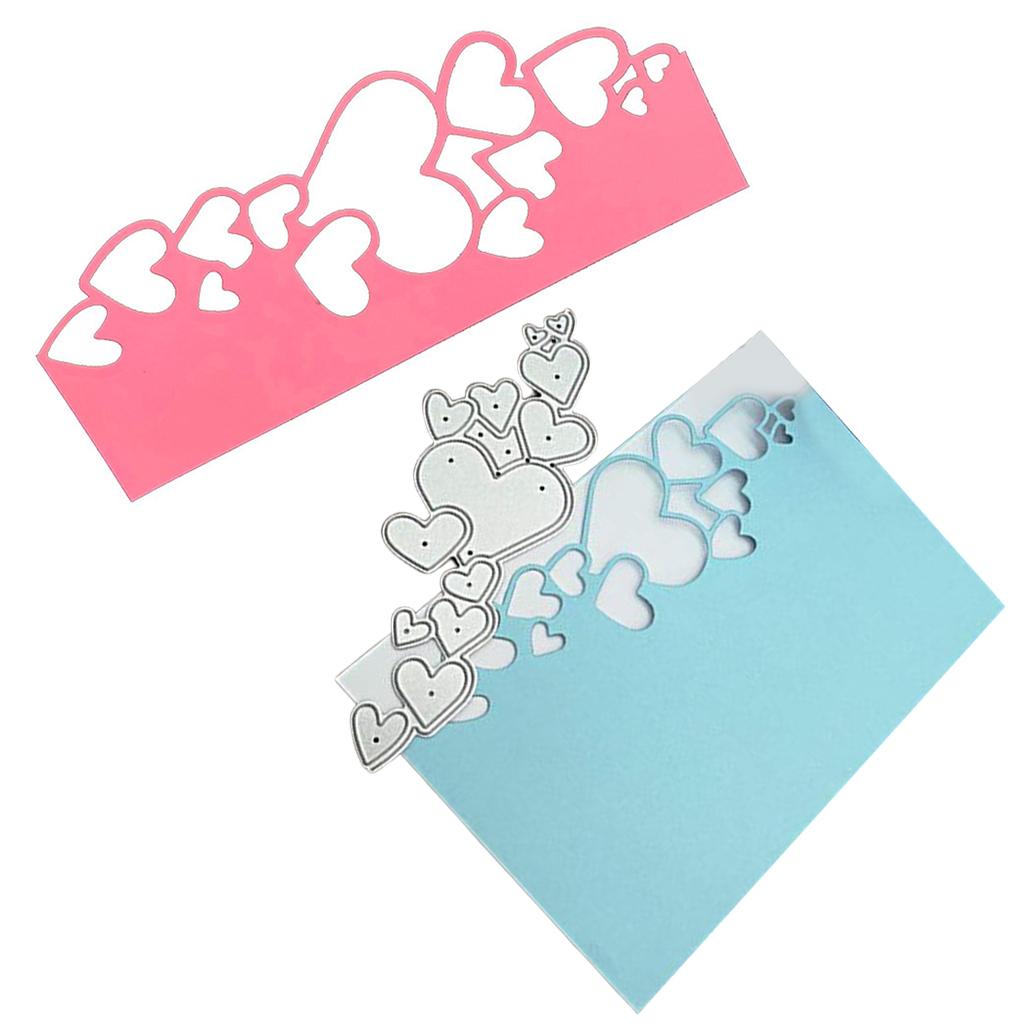 Metal Cutting Die 3D Love Heart Cutting Dies for DIY Scrapbooking Photo Deco