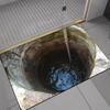 2D Area Rug Optical Illusion Deep Well Doormat Vortex Hole Entrance Floor Mat Non-Slip Washable Door Mat for Hallway Minimalist
