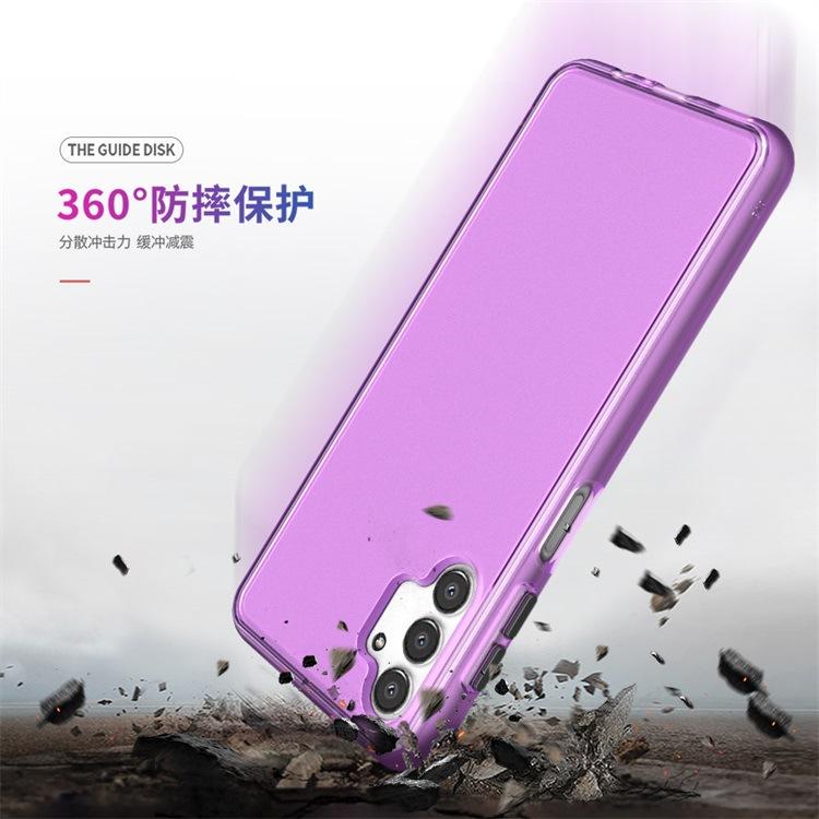 For Galaxy Samsung A11 Mobile Phone Case Translucent TPU + PC Matte Anti-drop Skin-friendly Protective Case Hard Case