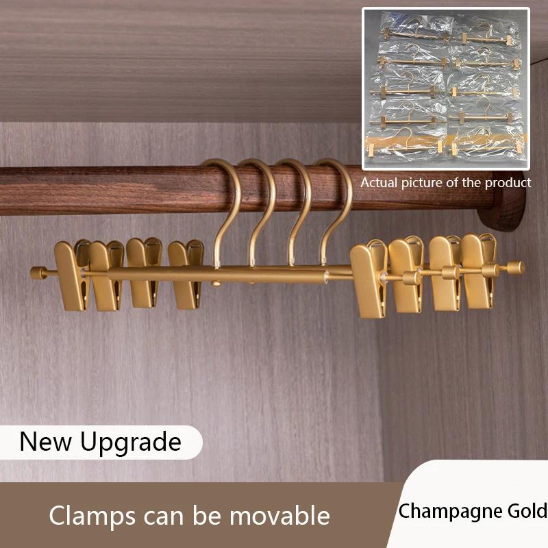 5-10pc Champagne Gold Trouser Hanger,Anti