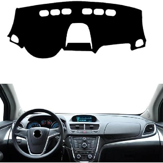 Fit for Buick Encore 2013-2015 LHD, Car Dashboard Cover, Non-Slip Dash Mat Cover, Black Dashboard Cover Mat Lhd/Black Edge