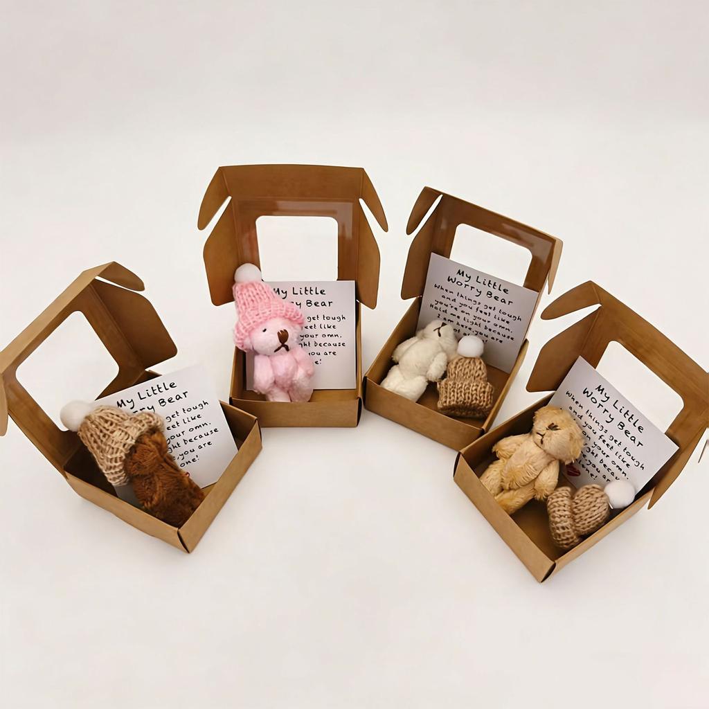 9cm Comfort Bear Plush: Your Portable Source Of Warmth