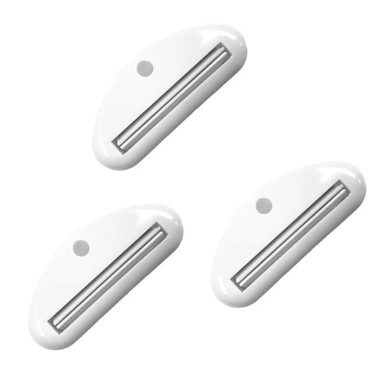 3 stk Kompakte tannkremdispensere Ergonomisk klemming Universell tannkremklemmer Baderomsgadgets Baderomsutstyr