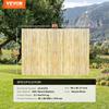 Natural Rolled Bamboo Fence Bamboo Panel 4 ft H x 6 ft L x 0.75 in D.