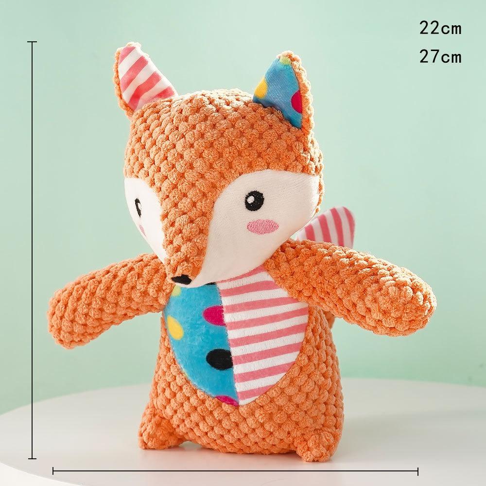 Pet Toys Vocal Dog Plush Teeth Grinding and Bite Resistant Interactive Supplies Cat Pineapple Grid Medium and Large Dog