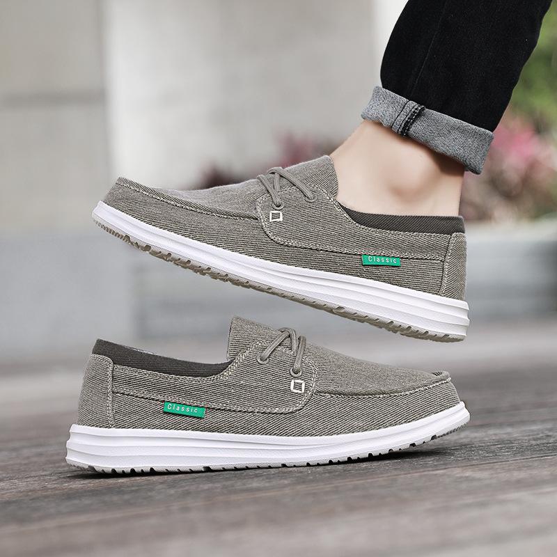 Spring Foreign Trade Large Size Men's 2024 New Versatile One-pedal Lazy Casual Loafers Cloth Shoes Are In Stock