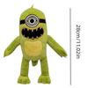 Fun And Frightening 25cm Yellow Grinning Monster Plush Toy Cross-border New Release Dinosaur-inspired Soft And Huggable Characters)
