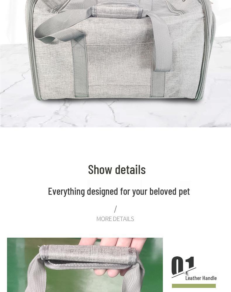 Foldable Breathable Portable Pet Backpack for Cats and Dogs