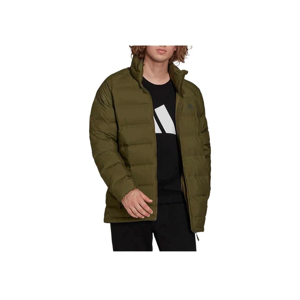 New Adidas Down Jackets Men Army Green GT9197