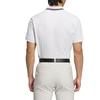 adidas SHORT SLEEVE RIBBED Polo Shirt Men's White JE7132