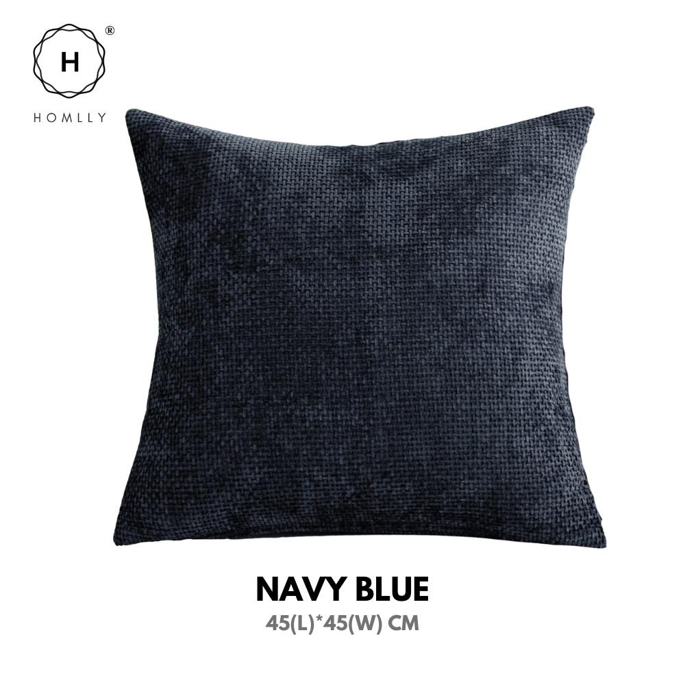 HOMLLY Sadii Teksturowana Poszewka na Poduszkę Dekoracyjną z Chenille (45 x 45 cm) X2SZT