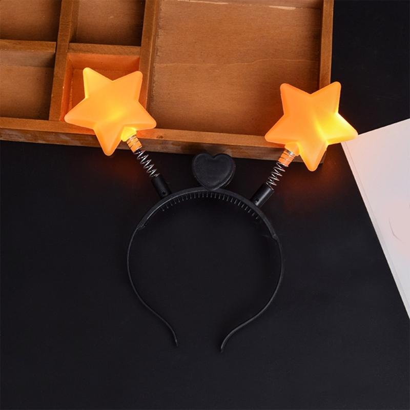 Bouncing Star Shape Headband Carnival Performances Hair Hoop for Adult Unisex