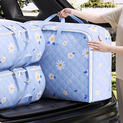 Large Capacity Household Storage Bags for Quilts Waterproof and Moisture-proof Luggage Bags Packing Bags for Clothes and Bedding