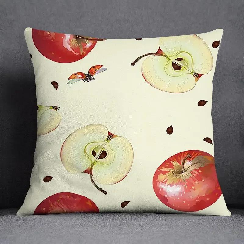 Fruit Pattern Home Decoration Pillowcase Square Pillowcase Home Office Decoration Cushion Cover