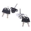1Pc 16Mm Zinc Alloy Cam Lock Door Cabinet Cupboard Pedestal Locker + 2 Keys