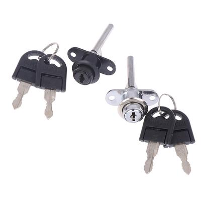 1 Pz Serratura a Camme in Lega di Zinco 16mm Porta Armadio Credenza Zoccolo Spogliatoio + 2 Chiavi