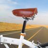 Bicycle Saddle Cycling Saddle Shock Prevents Butt Comfortable Mountain Bike Brown Seat, Cushion, Absorption, Pain, Soft, Sitting, Accessory,