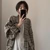 Harajuku Plaid Casual Shirt: Retro, Lazy Korean, Hong Kong Style, Loose Fit, Unisex Jacket