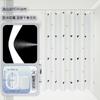Waterproof No-Punch Rubber Shower Curtain