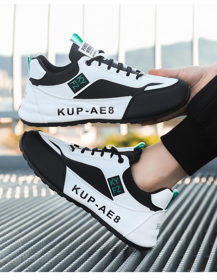 Men's Waterproof Leather Sneakers - Non-slip, Casual Autumn/Winter Travel Shoes 2024