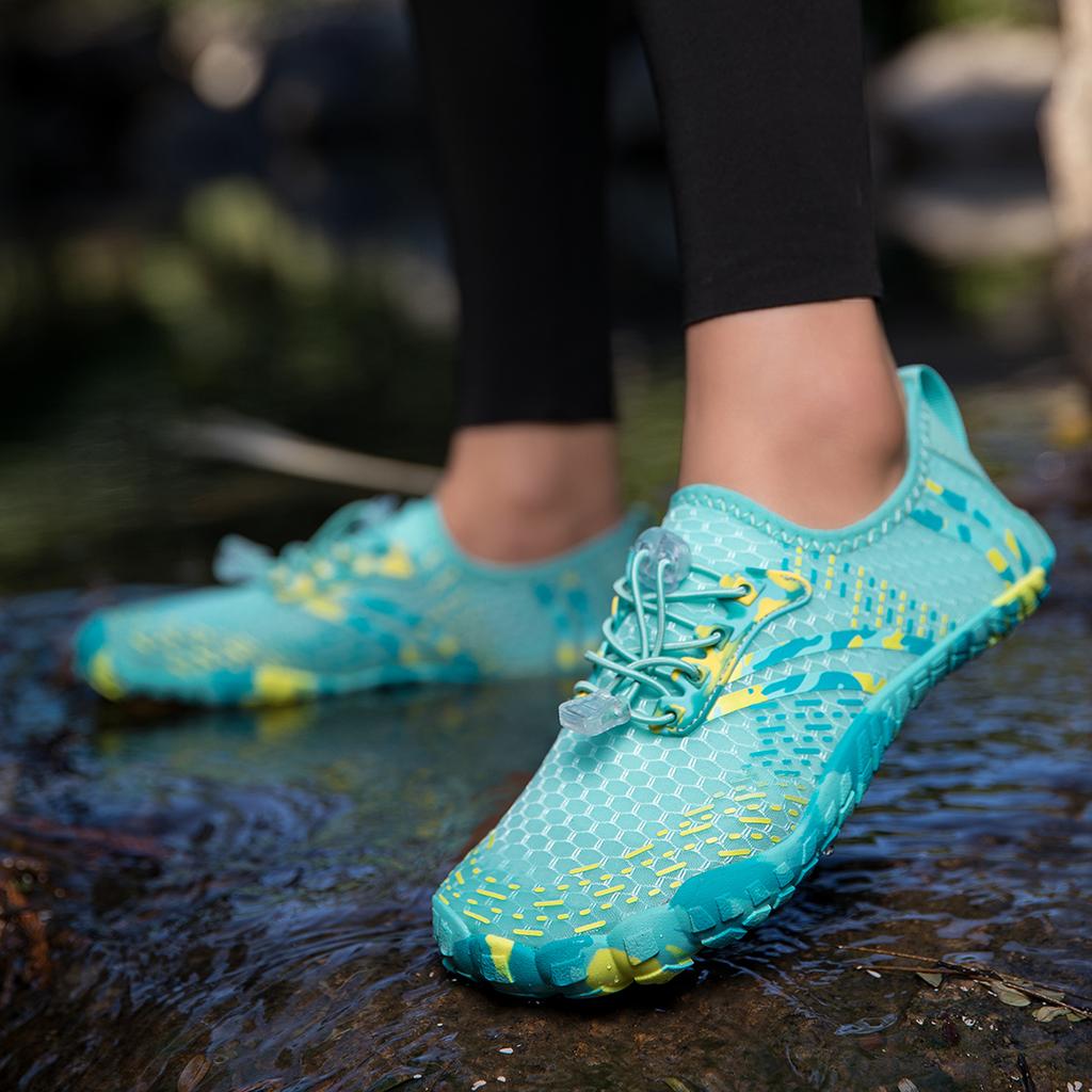 Unisex Man Woman Water Shoes Anti-Non Slip Durable Water Barefoot Soft Sole Light Breathable Sport Outdoor Walk Running Sneakers