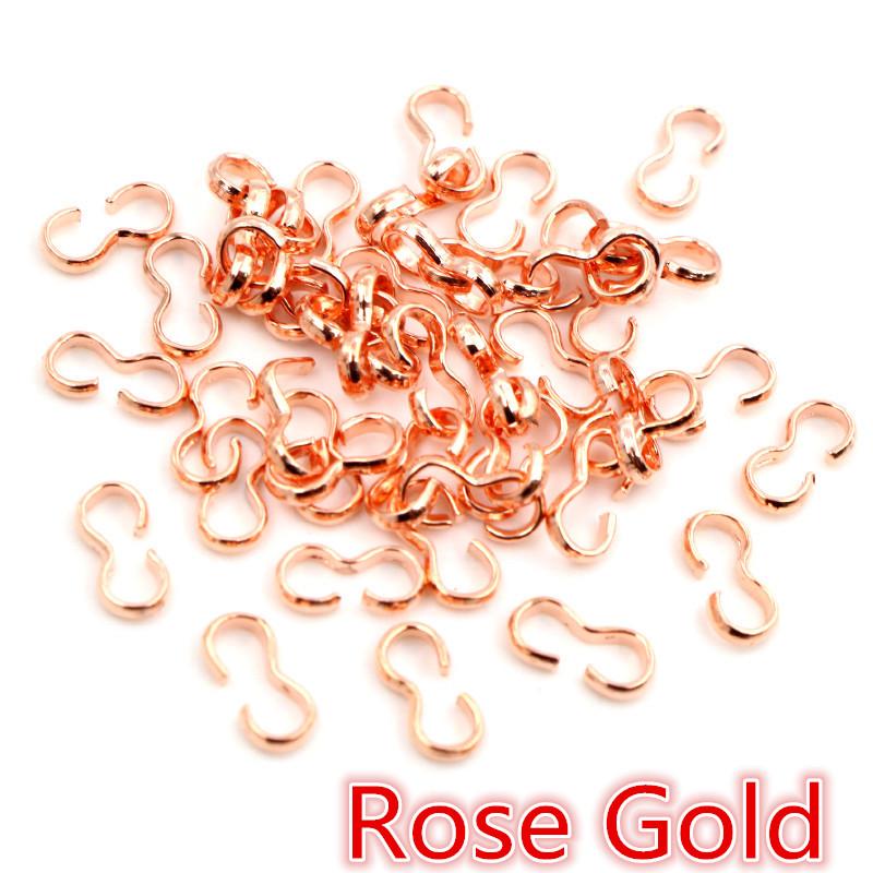 8*4 13*6.5mm 100pcs/lot 6 Colors Pendant Necklace Buckle Clasp Connectors Bangle Bracelet For Cameo Jewelry Accessories for DIY
