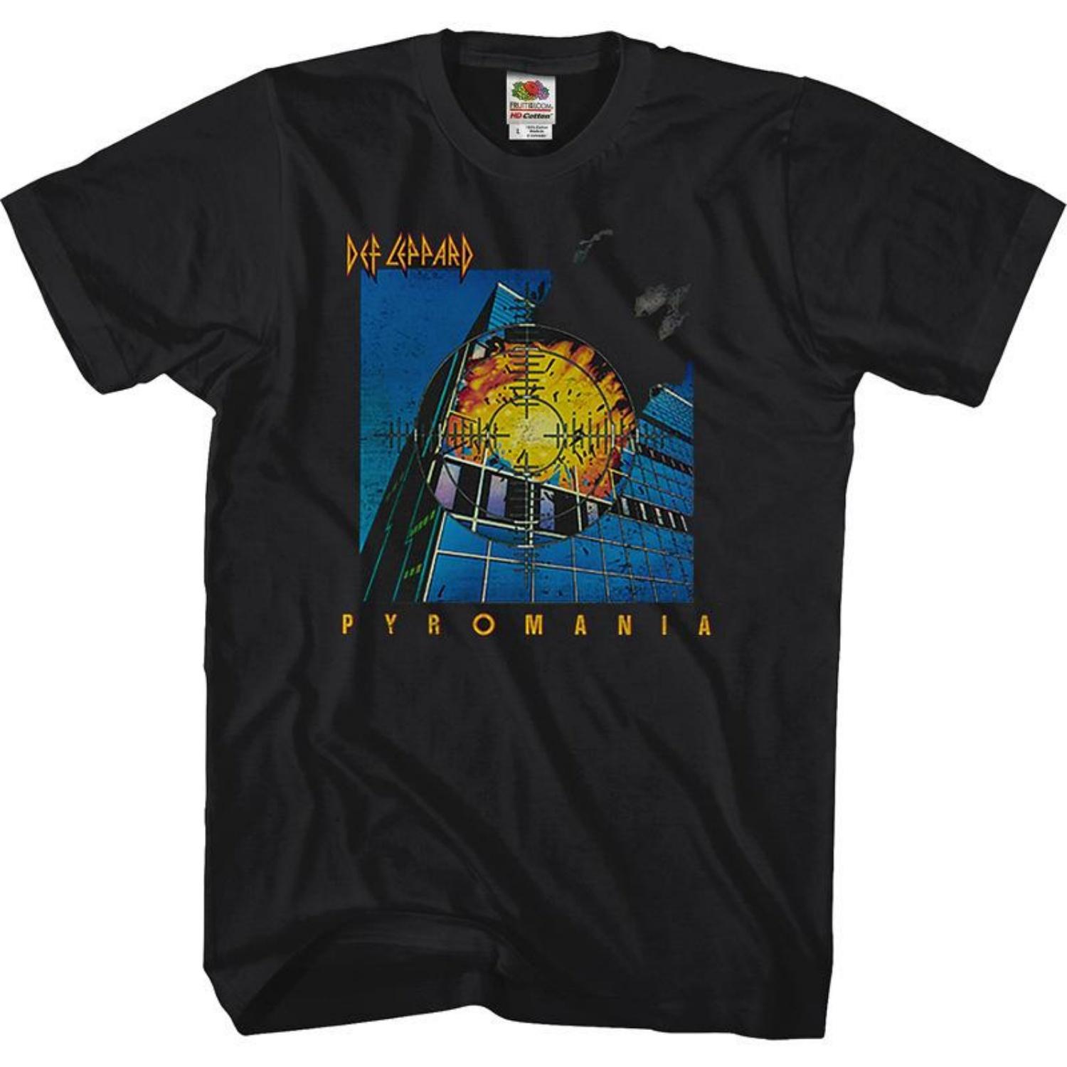 

Def Leppard The Leopard Hard Rock Band Punk Classic T-shirt Unisex Men Women Oversized Short Sleeve Summer Round Neck Tee Streetwear XXXXXL чорний