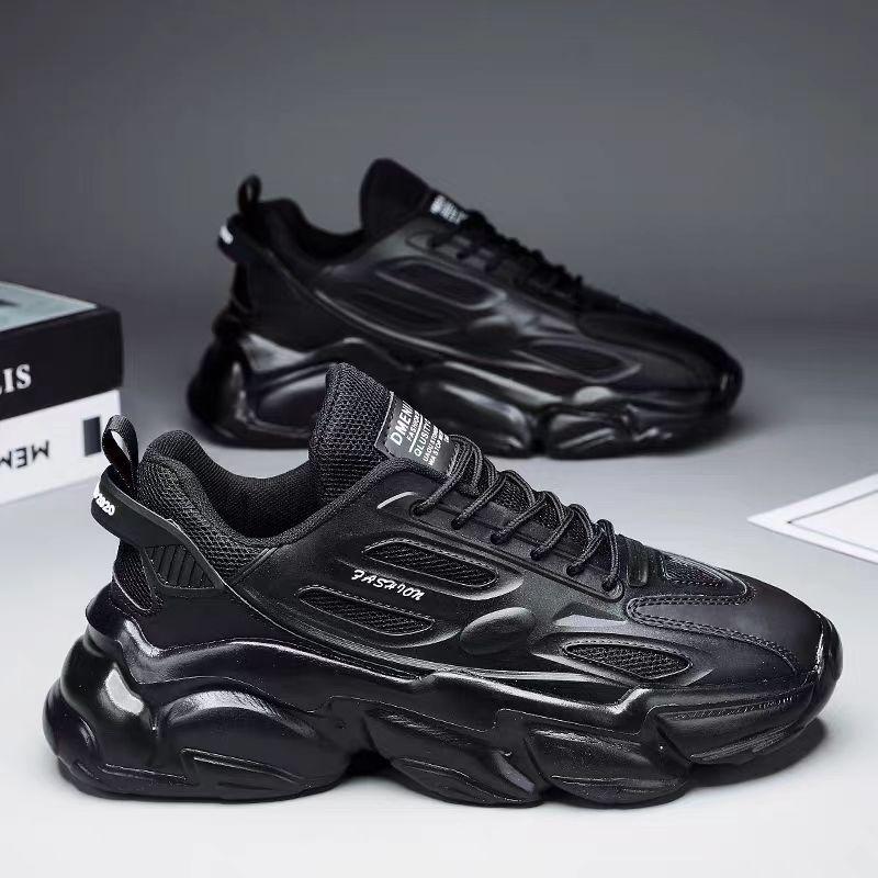 Men's Shoes Spring and Autumn Darth Vader Versatile Casual Running Soft-soled Sports Men's Thick-soled Heightening Little White Dad Trendy Shoes