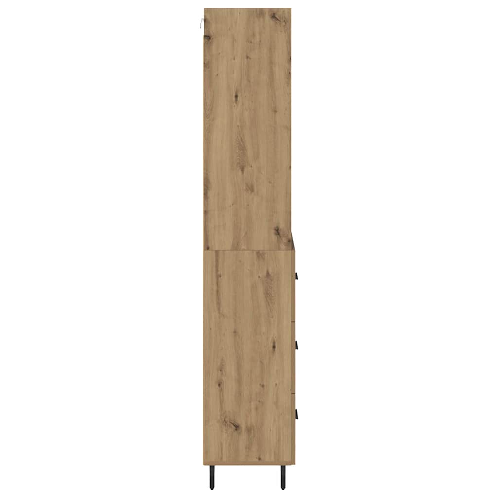 Highboard with Drawers Artisan Oak 69.5 x 34 x 180 cm