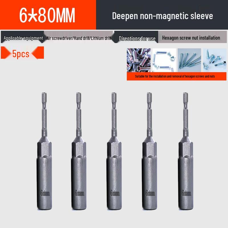 Jeu d'adaptateurs d'extension pour perceuse électrique à douille hexagonale