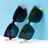 Óculos de Sol Quadrados para Crianças Com Lentes Polarizadas Tac Para Esportes ao Ar Livre e Moda