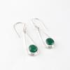 Green Onyx Gemstone 925 Sterling Silver Jewelry Handcrafted Women Earrings 1.76" EE-126-18
