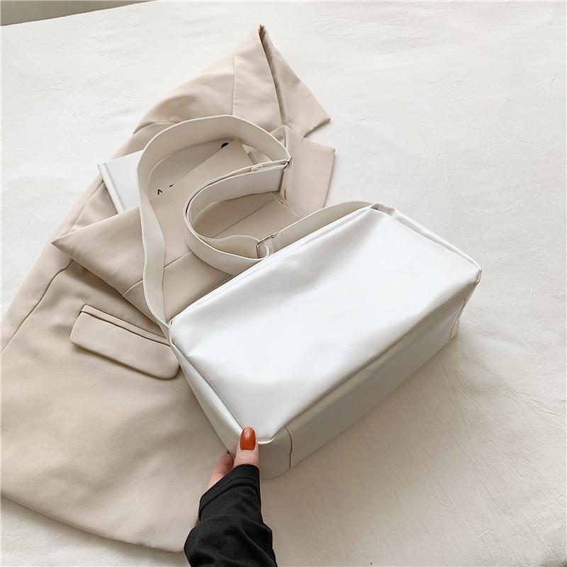 Trendy Chic Street Style Tote Bag Stylish Shoulder Bag Pu Leather For Women