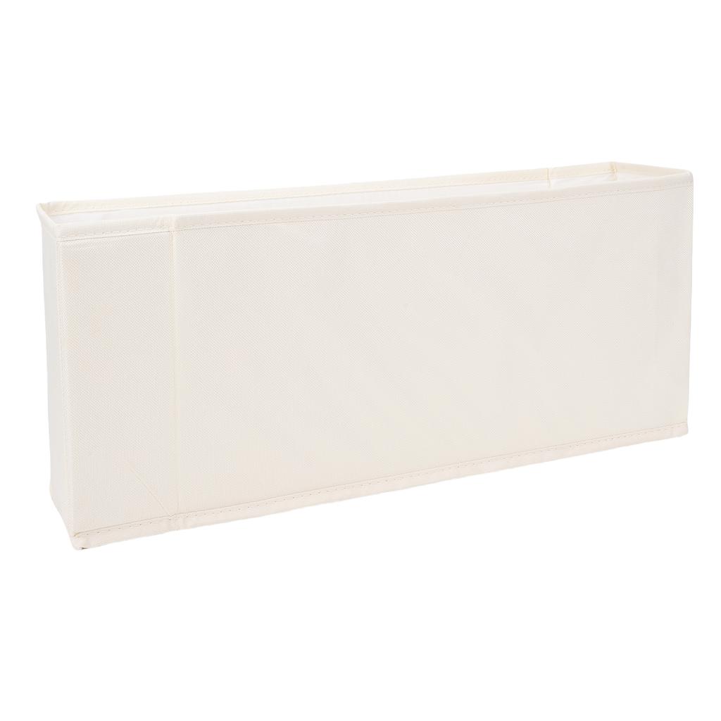 Narrow Storage Basket 600D Oxford Cloth Water Proof Rectangular Slim Storage Bin Closet   with Handle for Shelves