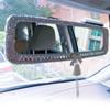 Pink Rhinestone Car Interior Rearview Mirror Cute Butterfly Wind Chimes Ornament Decorative Cover Rear Mirror Accessories Women