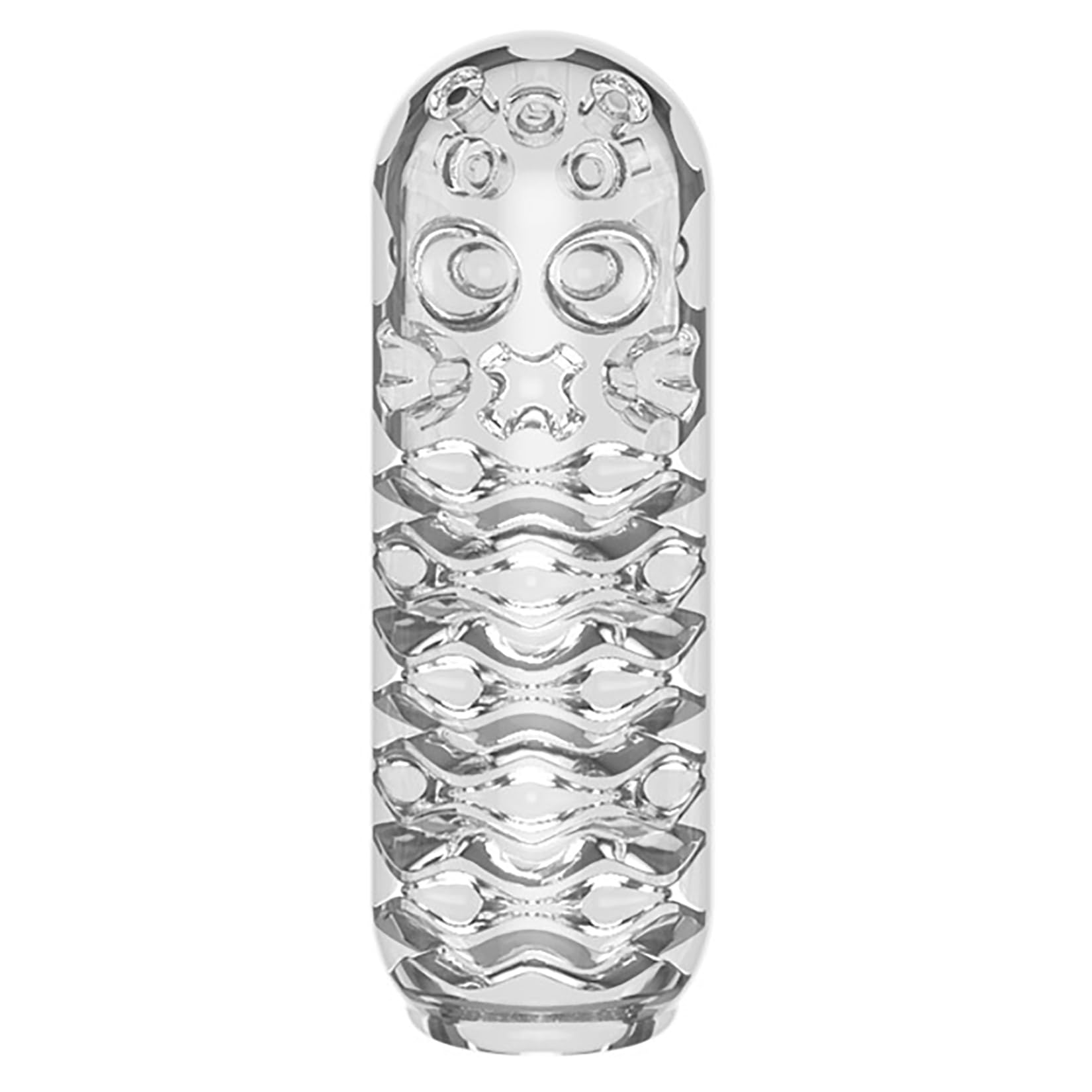 Orirya Reusable Transparent Adult Adult Wave Shape Onahole, Onahole, Non-penetrating, Onahole, Men s Toy, Men s Goods, Onahole, Washable,