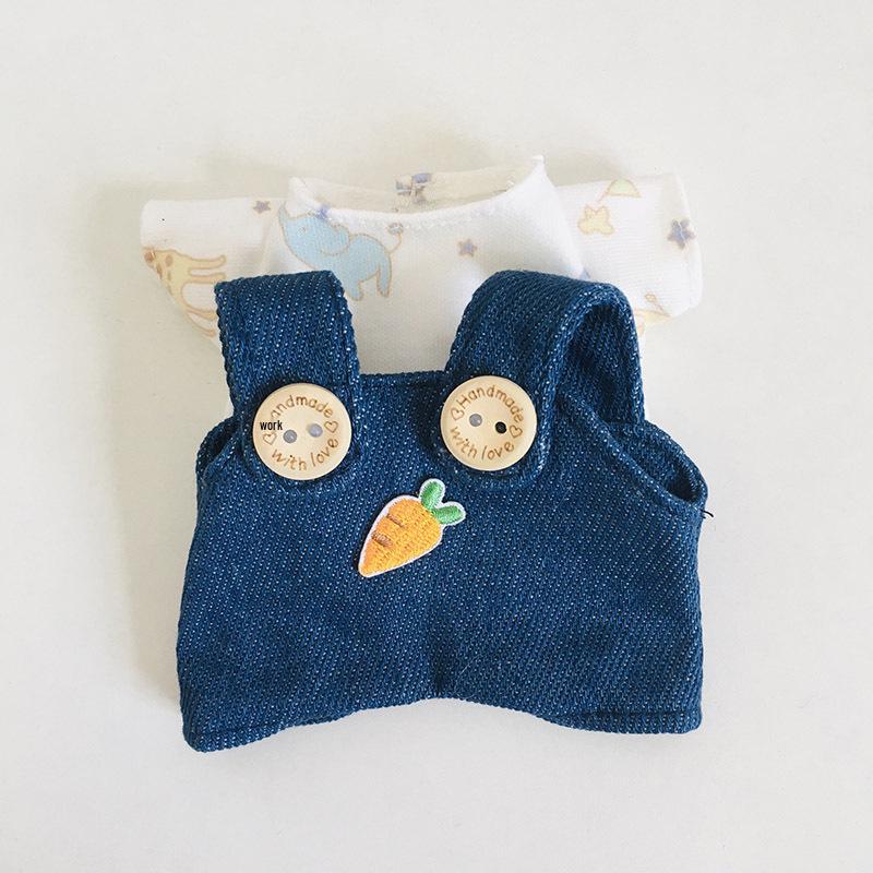 בגדי בובת קטיפה ויניל חמודה 17 ס"מ קופסה עיוורת - תליון LaBuBu שמלת אביזרים