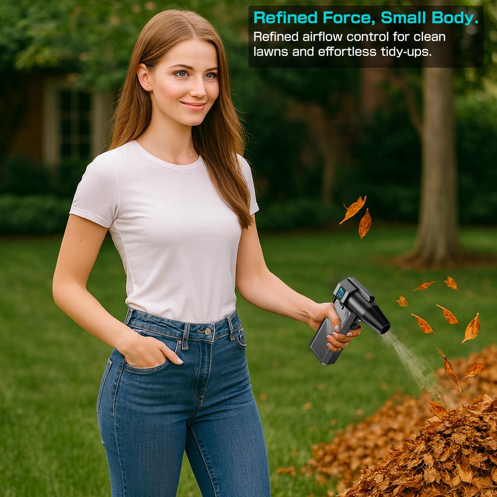 Handheld Turbo Jet Fan High Speed Violent Fan Type-C Charging 130000RPM 2025 With Brush Cleaning Blower Tool Powerful Air Blower Portable