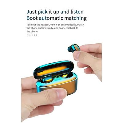 Bluetooth Headphones - G5S - TWS - LED Display - 100 Hours of Music - In-Ear