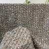 1/3/5yard Mesh Sequined Embroidery Fabric Elastic Mesh Vertical Sequin Fabric for Sewing Party Dress Wedding Stage Clothing