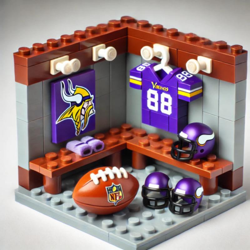 Building Block Changing Room, Professional Rugby League, 32 Teams, Creative Toys, Ornaments, Gifts