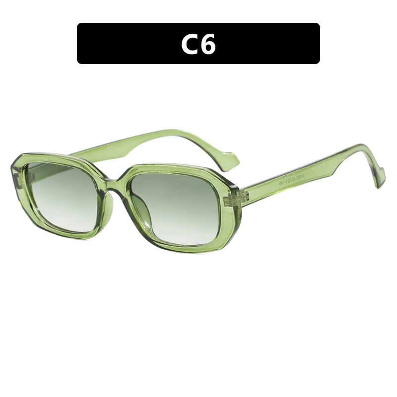 

Classic Colorful Square Sunglasses Women Men Retro Luxury Brand Sunglasses Business Commute Male Female Protective Glasses UV400
